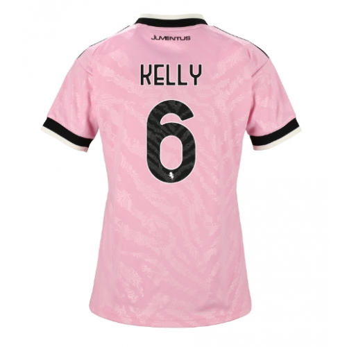 Juventus Lloyd Kelly #6 Maglia Gara Trasferta Repliche 2026-27 Donna Maniche Corte Juventus Lloyd Kelly #6 Maglia Gara Trasferta Repliche 2026-27 Donna Maniche Corte